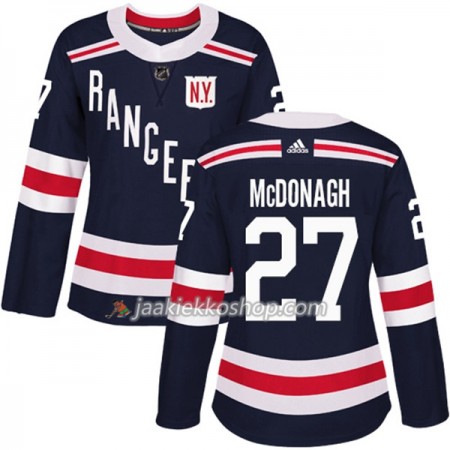 Nainen NHL New York Rangers Pelipaita Ryan McDonagh 27 Adidas 2017-2018 Tummansininen 2018 Winter Classic Authentic